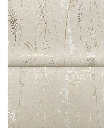 LL3239 - Meadow Splendor Neutral Botanical Wallpaper-Layered Luxe