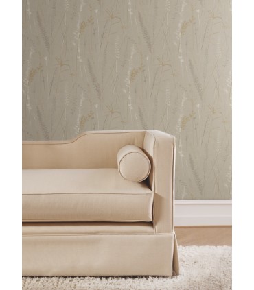 LL3239 - Meadow Splendor Neutral Botanical Wallpaper-Layered Luxe