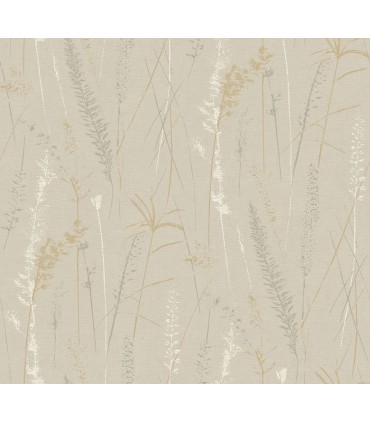 LL3239 - Meadow Splendor Neutral Botanical Wallpaper-Layered Luxe