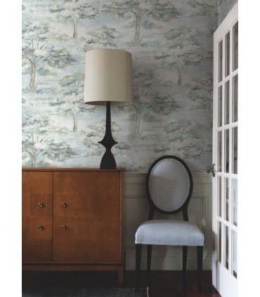 LL3226 - Moreno Blue Woodland Wallpaper-Layered Luxe