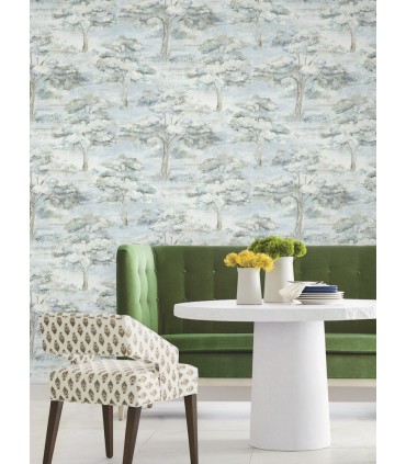 LL3226 - Moreno Blue Woodland Wallpaper-Layered Luxe