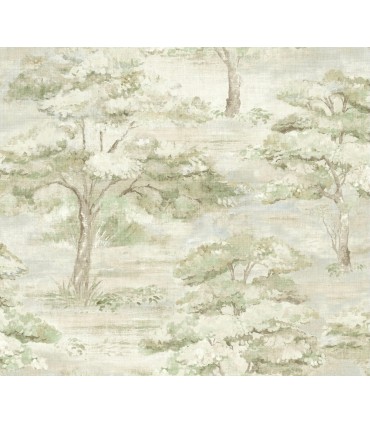 LL3224 - Moreno Green Woodland Wallpaper-Layered Luxe