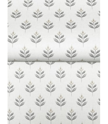 LL3234 - Serene Villa Stone Floral Stamp Wallpaper-Layered Luxe