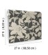 LL3213 - Solange Black Botanical Wallpaper-Layered Luxe