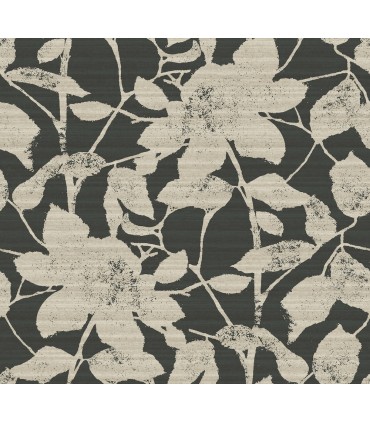 LL3213 - Solange Black Botanical Wallpaper-Layered Luxe