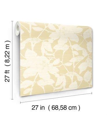 LL3215 - Solange Butter Botanical Wallpaper-Layered Luxe