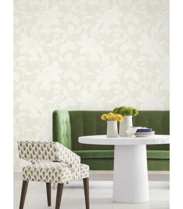LL3212 - Solange Dove Botanical Wallpaper-Layered Luxe
