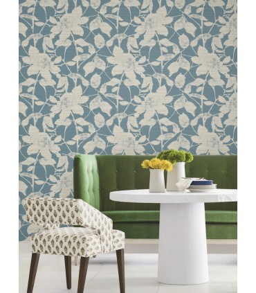 LL3214 - Solange Teal Botanical Wallpaper-Layered Luxe