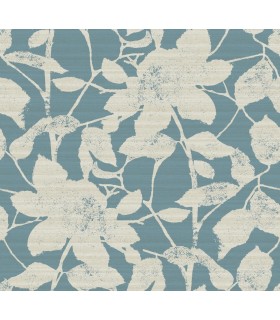 LL3214 - Solange Teal Botanical Wallpaper-Layered Luxe