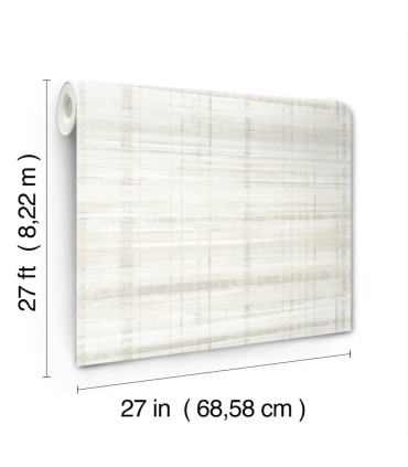 LL3243 - Vanishing Point Dove Striated Wallpaper-Layered Luxe