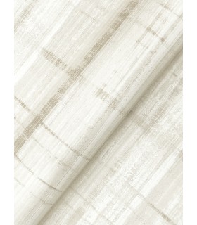 LL3247 - Vanishing Point Neutral Striated Wallpaper-Layered Luxe