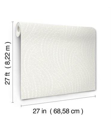 LL3222 - Willow Song Dove Botanical Wallpaper-Layered Luxe