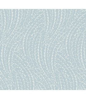 LL3223 - Willow Song Sky Blue Botanical Wallpaper-Layered Luxe
