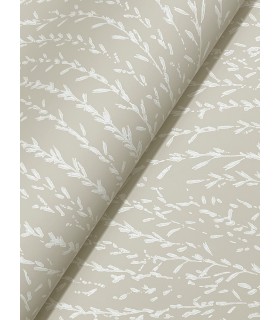 LL3218 - Willow Song Taupe Botanical Wallpaper-Layered Luxe