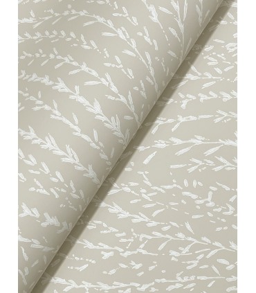 LL3218 - Willow Song Taupe Botanical Wallpaper-Layered Luxe