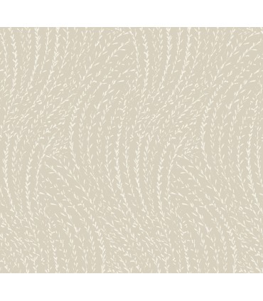 LL3218 - Willow Song Taupe Botanical Wallpaper-Layered Luxe