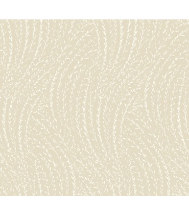 LL3219 - Willow Song Wheat Botanical Wallpaper-Layered Luxe