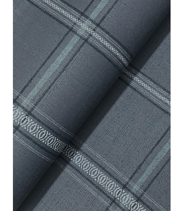 4169-27605 - Auberge Dark Blue Plaid Wallpaper by Chesapeake