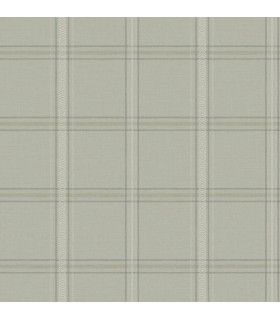 4169-27609 - Auberge Sage Plaid Wallpaper by Chesapeake