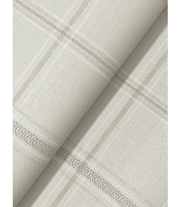 4169-27608 - Auberge Taupe Plaid Wallpaper by Chesapeake