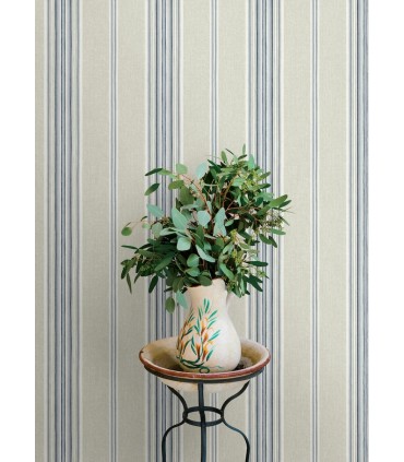 4169-83123 - Calvados Blue Linen Stripe Wallpaper by Chesapeake
