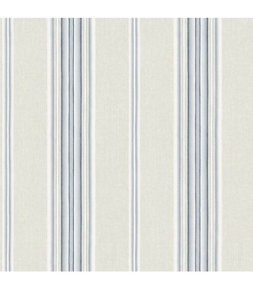 4169-83123 - Calvados Blue Linen Stripe Wallpaper by Chesapeake