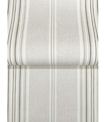 4169-83124 - Calvados Grey Linen Stripe Wallpaper by Chesapeake