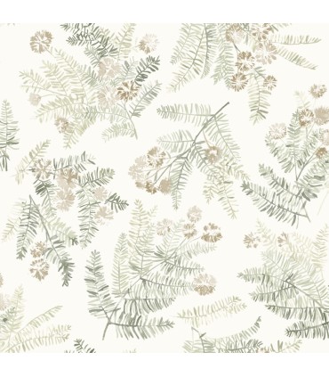 4169-83105 - Frith Green Botanical Wallpaper by Chesapeake