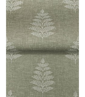 4169-83126 - Frond Dark Green Leaf Wallpaper by Chesapeake
