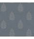 4169-83127 - Frond Denim Leaf Wallpaper by Chesapeake
