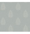 4169-83130 - Frond Light Blue Leaf Wallpaper by Chesapeake