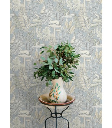 4169-83102 - Holt Light Blue Woodland Wallpaper by Chesapeake