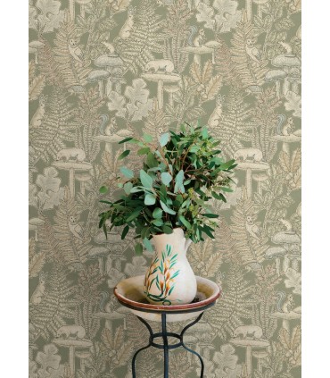 4169-83100 - Holt Sage Woodland Wallpaper by Chesapeake
