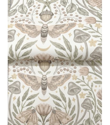 4169-83119 - Mystic Moth Blush Forest Magic Wallpaper by Chesapeake