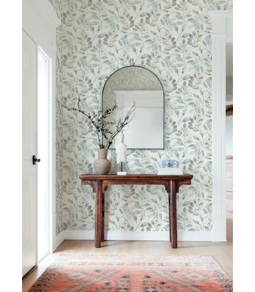 4169-13905 - Pinnate Grey Leaves Wallpaper by Chesapeake