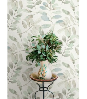 4169-13909 - Pinnate Mint Leaves Wallpaper by Chesapeake