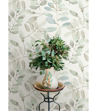 4169-13909 - Pinnate Mint Leaves Wallpaper by Chesapeake