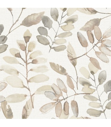 4169-13912 - Pinnate Salmon Leaves Wallpaper by Chesapeake