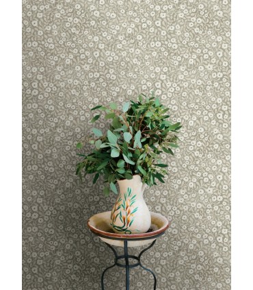 4169-83131 - Poppy Trail Grey Floral Wallpaper by Chesapeake