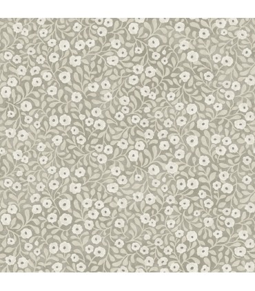 4169-83131 - Poppy Trail Grey Floral Wallpaper by Chesapeake