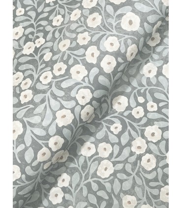 4169-83134 - Poppy Trail Light Blue Floral Wallpaper by Chesapeake