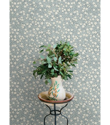 4169-83134 - Poppy Trail Light Blue Floral Wallpaper by Chesapeake