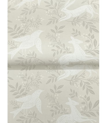 4169-83112 - Revelry Taupe Forest Frolic Wallpaper by Chesapeake