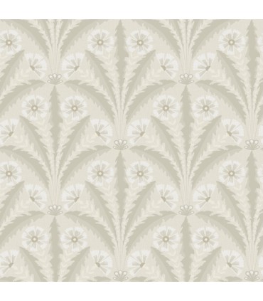 4169-27603 - Tap Root Beige Floral Damask Wallpaper by Chesapeake