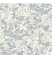 4169-83108 - Thicket Blue Forest Wallpaper by Chesapeake