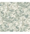 4169-83111 - Thicket Teal Forest Wallpaper by Chesapeake
