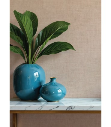 4193-7406 - Alba Blush Open Weave Wallpaper-Portofino by A Street