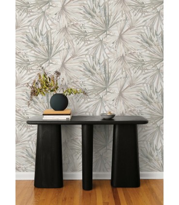 4193-7450 - Corifa Cream Palm Leaf Wallpaper-Portofino by A Street