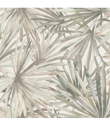 4193-7450 - Corifa Cream Palm Leaf Wallpaper-Portofino by A Street