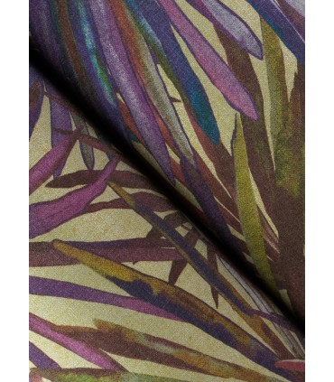4193-7452 - Corifa Purple Palm Leaf Wallpaper-Portofino by A Street
